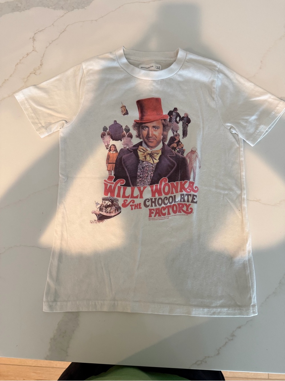 abercrombie kids White Willy Wonka & The Chocolate Factory Graphic Tee